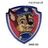 Chase Paw Patrol broderet strygemærke 6 x 6,5 cm