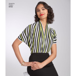 Vintage 1950ére Bluse simplicity snitmønster 8452