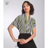 Vintage 1950ére Bluse simplicity snitmønster 8452
