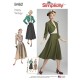 1940ére Vintage nederdel, bluse og jakke simplicity snitmønster 8462