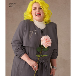 Frakke plusmode simplicity snitmønster 8472