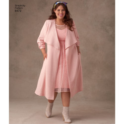 Frakke plusmode simplicity snitmønster 8472