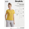 Bluse simplicity snitmønster 8376