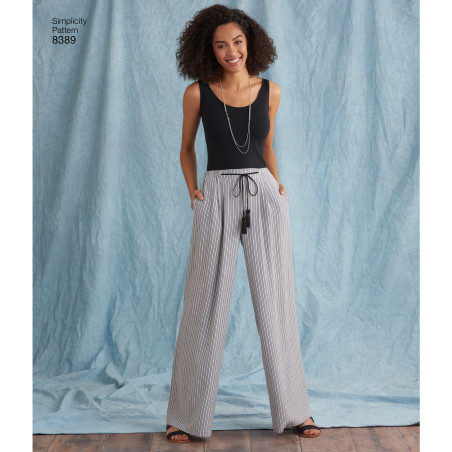 Bukser og shorts simplicity snitmønster easy 8389