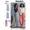 Bukser og shorts simplicity snitmønster easy 8389