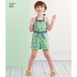 Jumpsuit og kjole simplicity snitmønster 8395