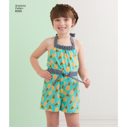 Jumpsuit og kjole simplicity snitmønster 8395