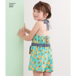 Jumpsuit og kjole simplicity snitmønster 8395