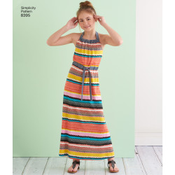 Jumpsuit og kjole simplicity snitmønster 8395