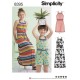 Jumpsuit og kjole simplicity snitmønster 8395