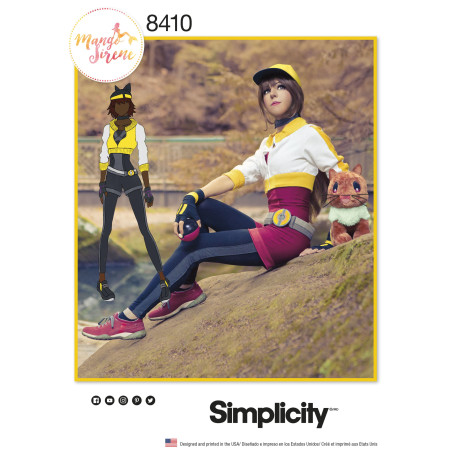 Mango Sirene Voksen kostume simplicity snitmønster 8410