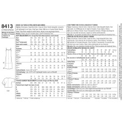 Kjole og kort jakke simplicity snitmønster 8313