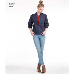Bomber jakke simplicity snitmønster 8418