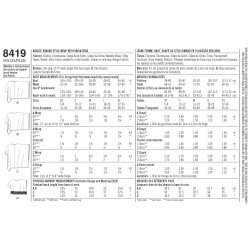 Løs kimono simplicity snitmønster 8419