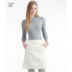 Kort nederdel simplicity snitmønster 8420