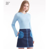 Kort nederdel simplicity snitmønster 8420