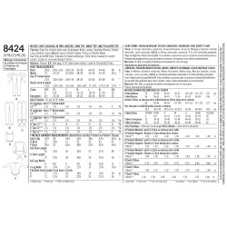 Leggings m/bånd og top simplicity snitmønster 8424