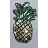 Stor palliet annanas  8,5x15,5 cm strygemærke