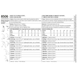 Løse ærmer 1930èrne vintage snitmønster simplicity 8506