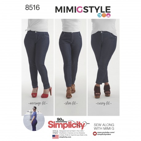 Lange bukser MimiGstyle snitmønster simplicity 8516