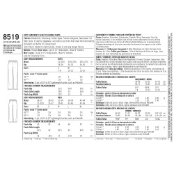 Hyggebuks til far og søn snitmønster simplicity 8519