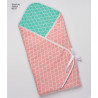 Babyhue m/sløjfe , tørklæde og tæppe snitmønste Simplicity 8537r