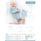 Babybody Minikrea snitmønster 11411