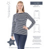 Dame T-shirt Minikrea snirmønster 70227