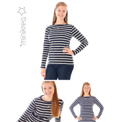Dame T-shirt Minikrea snirmønster 70227
