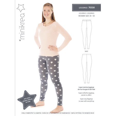Dame leggings minikrea snitmønster 70330