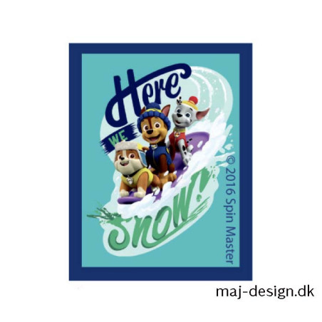 Paw Patrol strygemærke 4,8 x 6,5 cm