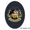 Minions strygemærke ovalt 11 x 8 cm 6785-07
