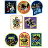  	Alle Teenage Mutant Ninja Turtles strygemærke i serie 6814