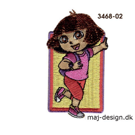 Dora the explorer broderet strygemærke 3468-02