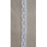 Fast hvid blonde m/perle, 15mm