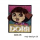 Dora the explorer broderet strygemærke 3468-05