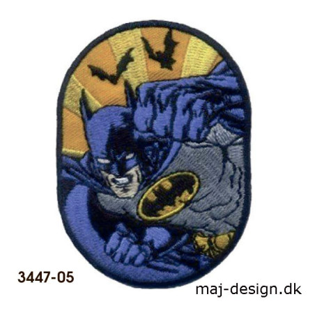 Batman strygemærke 5,5 x 7,3 cm 3447-05