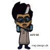 Pj Masks  Romeo Broderet strygemærke 8,5 x 4 cm 3472-08