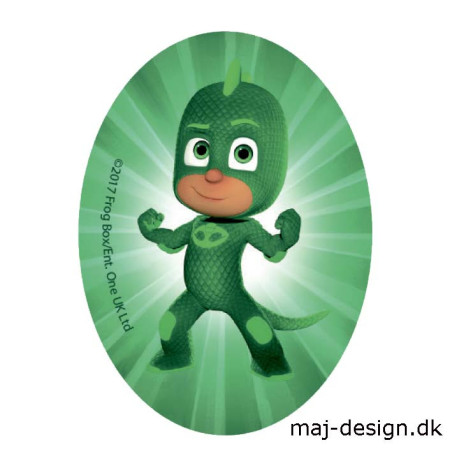 Pj Masks  Gekko Printet strygelap  11x8 cm 6827-07