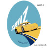 Cars 3 Cruz Printet strygelap 11x8 cm