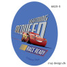 Cars McQueen Printet strygelap 11x8 cm