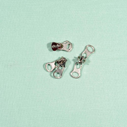 6mm glider med dobbeltgreb til delrin lynlås 