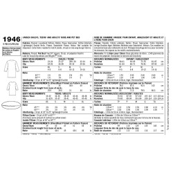 Badekåbe til hele familien snitmønster 1946