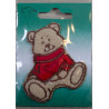 Bamse m/trøje 6,5 x 8 cm