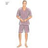 Herre Pyjamas Simplicity  snitmønster 1021