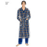 Herre Pyjamas Simplicity  snitmønster 1021