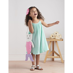 Pigekjole og havfrue taske snitmønster 8564