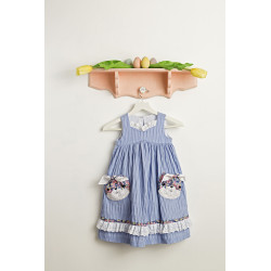 Pigekjole og taske m/sløjfe snitmønster 8565