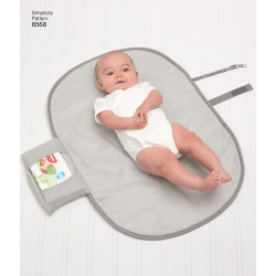Babynest  og baby sovepose som havfrue snitmønster 8568