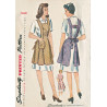1940´vintage forklæde snitmønster 8571